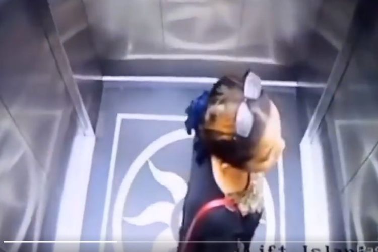 Penampakan Dari CCTV Terjatuhnya Wanita Yang Sempat Dilaporkan Hilang Dan Ditemukan Sudah Membusuk Di Bawah Lift