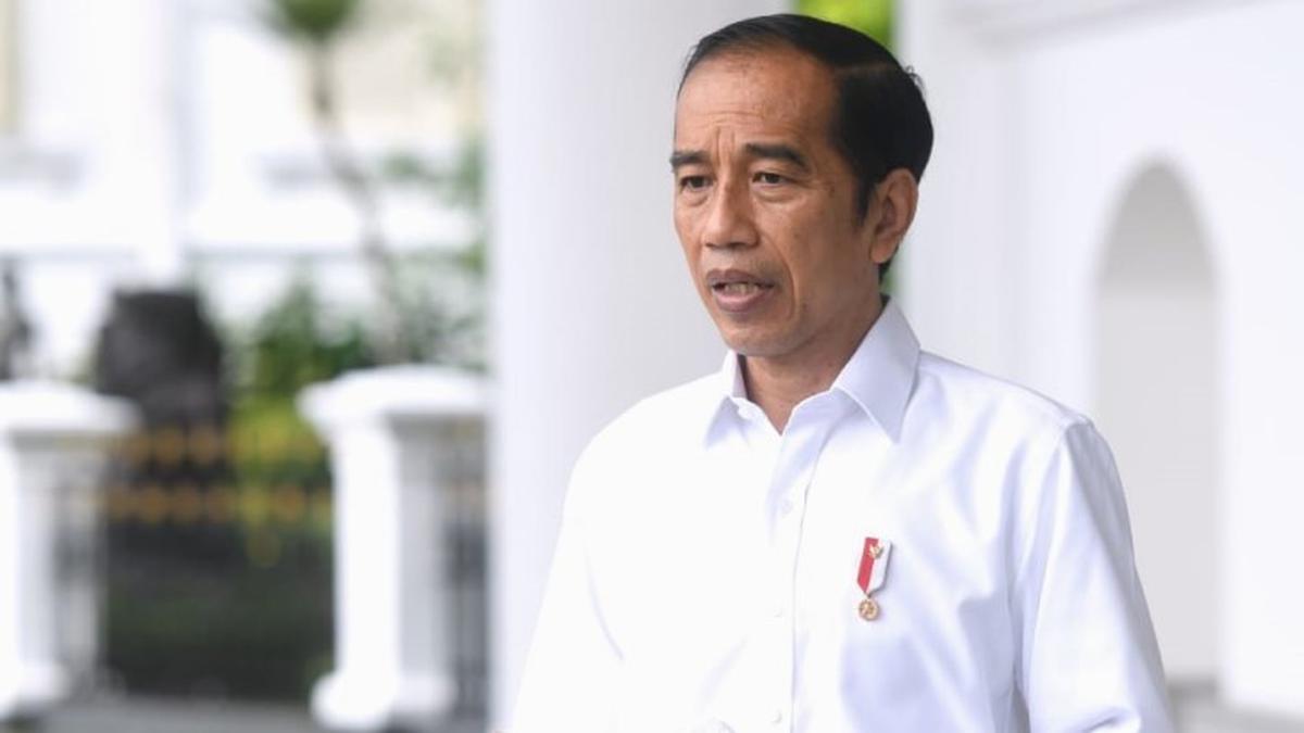 Ilustrasi Presiden Jokowi Sedang Membicarakan Ramalannya Tentang Dunia