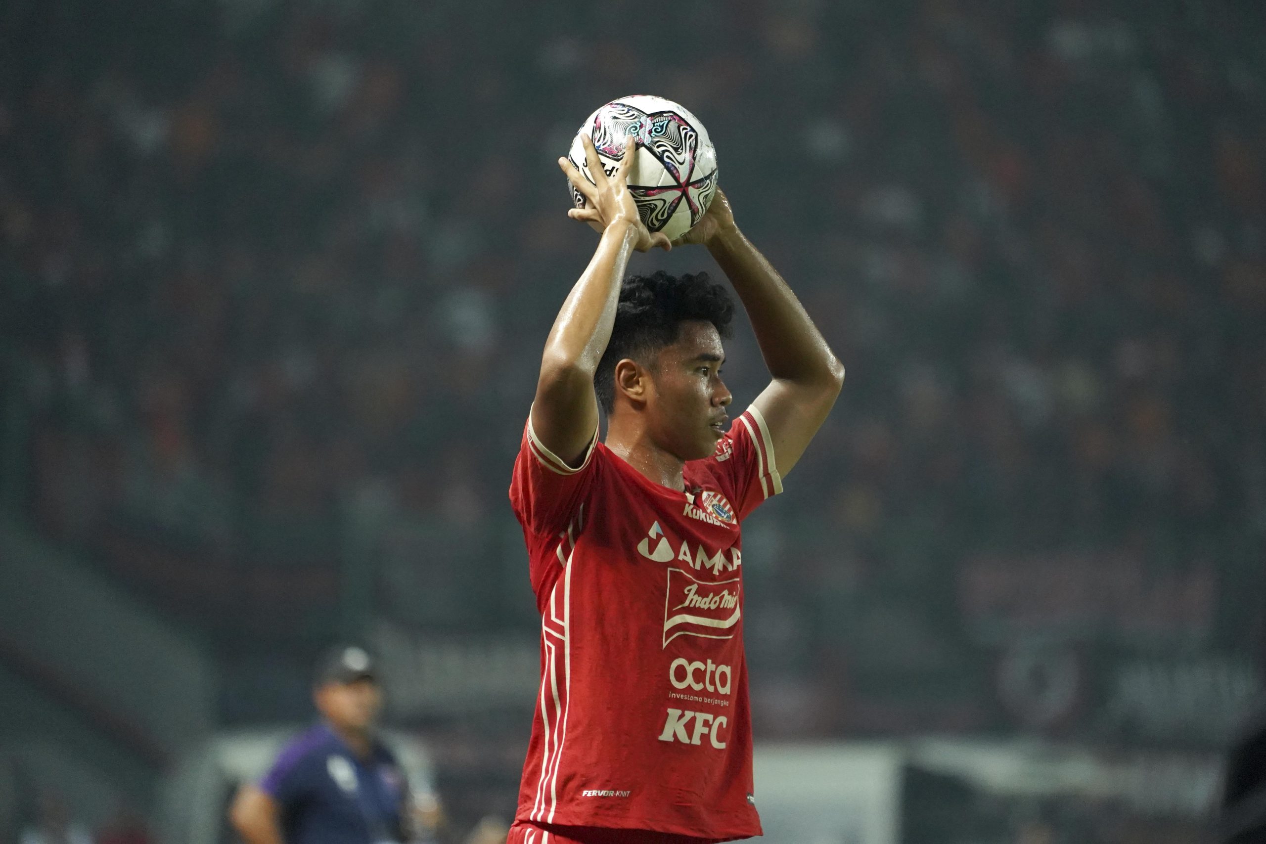 Pertandingan Antara Persija Jakarta VS Persita Tangerang Di Stadion Indomilk Arena