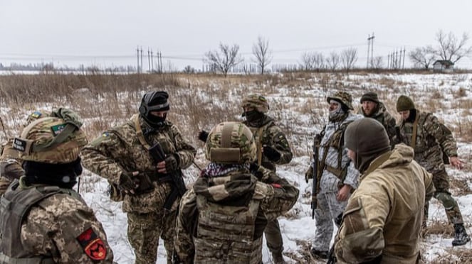 Pasukan Elit Rusia Membunuh Puluhan Tentara Ukraina